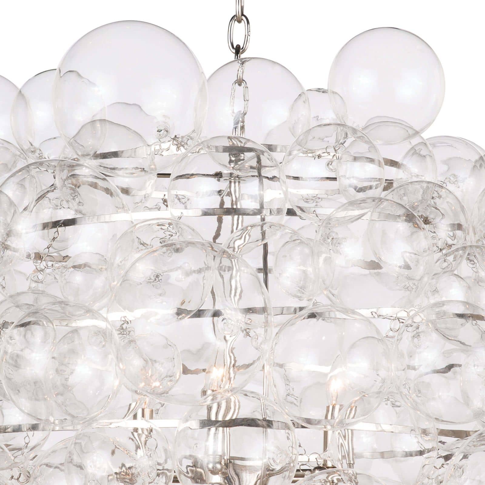 Nimbus Glass Chandelier (Clear)