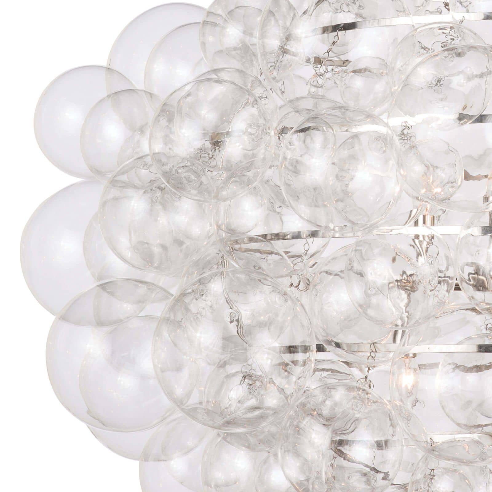 Nimbus Glass Chandelier (Clear)