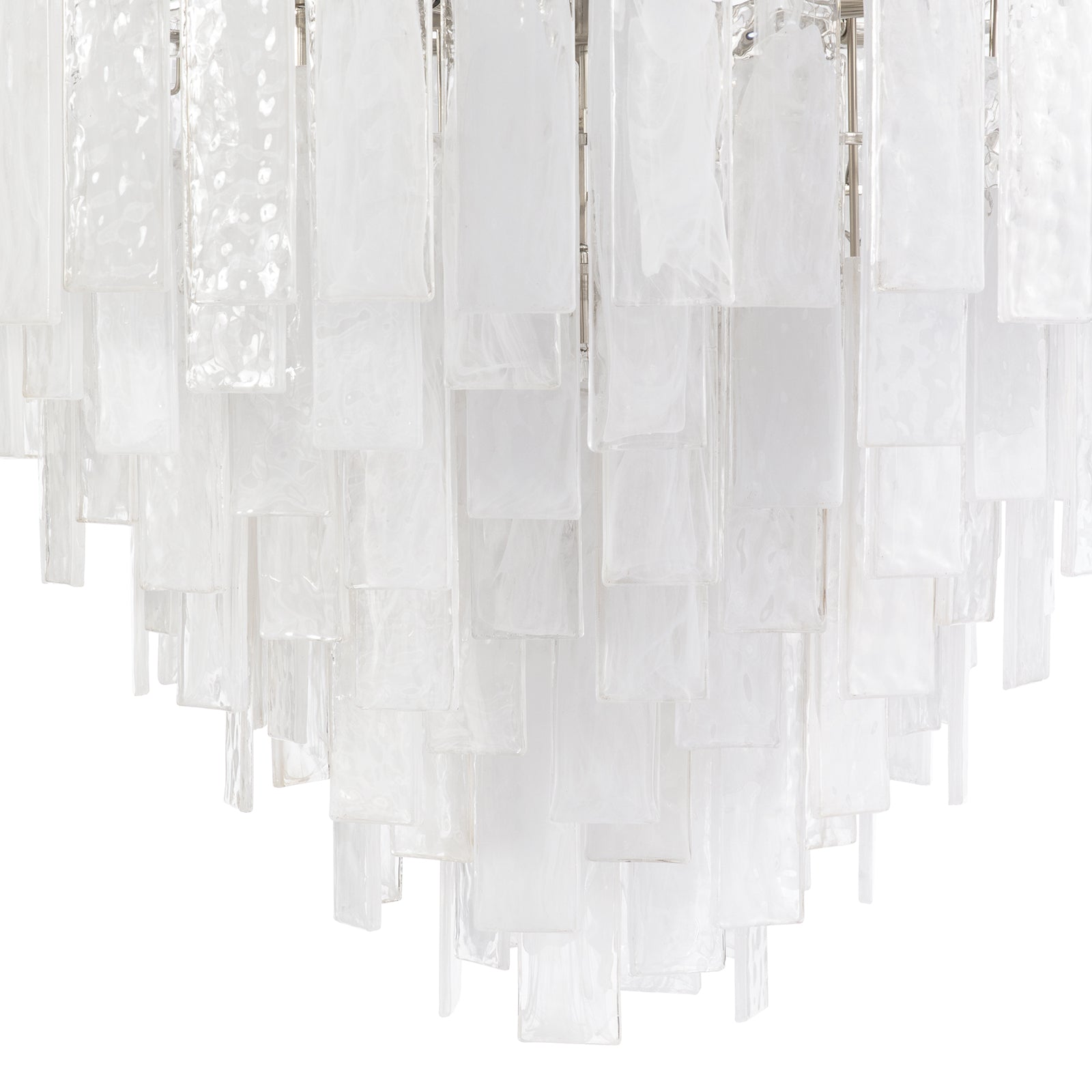 Glacier Chandelier Large (Polished Nickel)