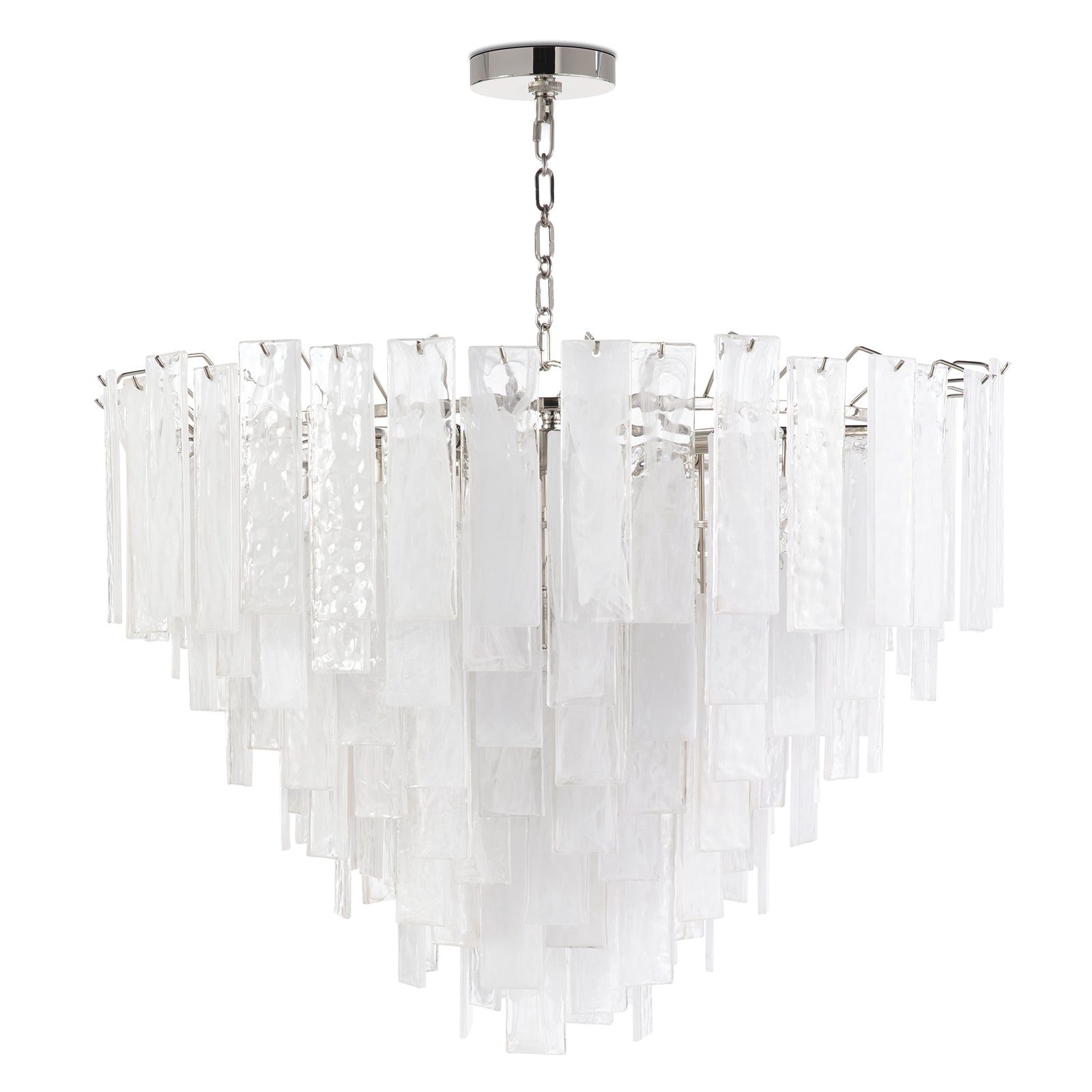 Glacier Chandelier Large (Polished Nickel)