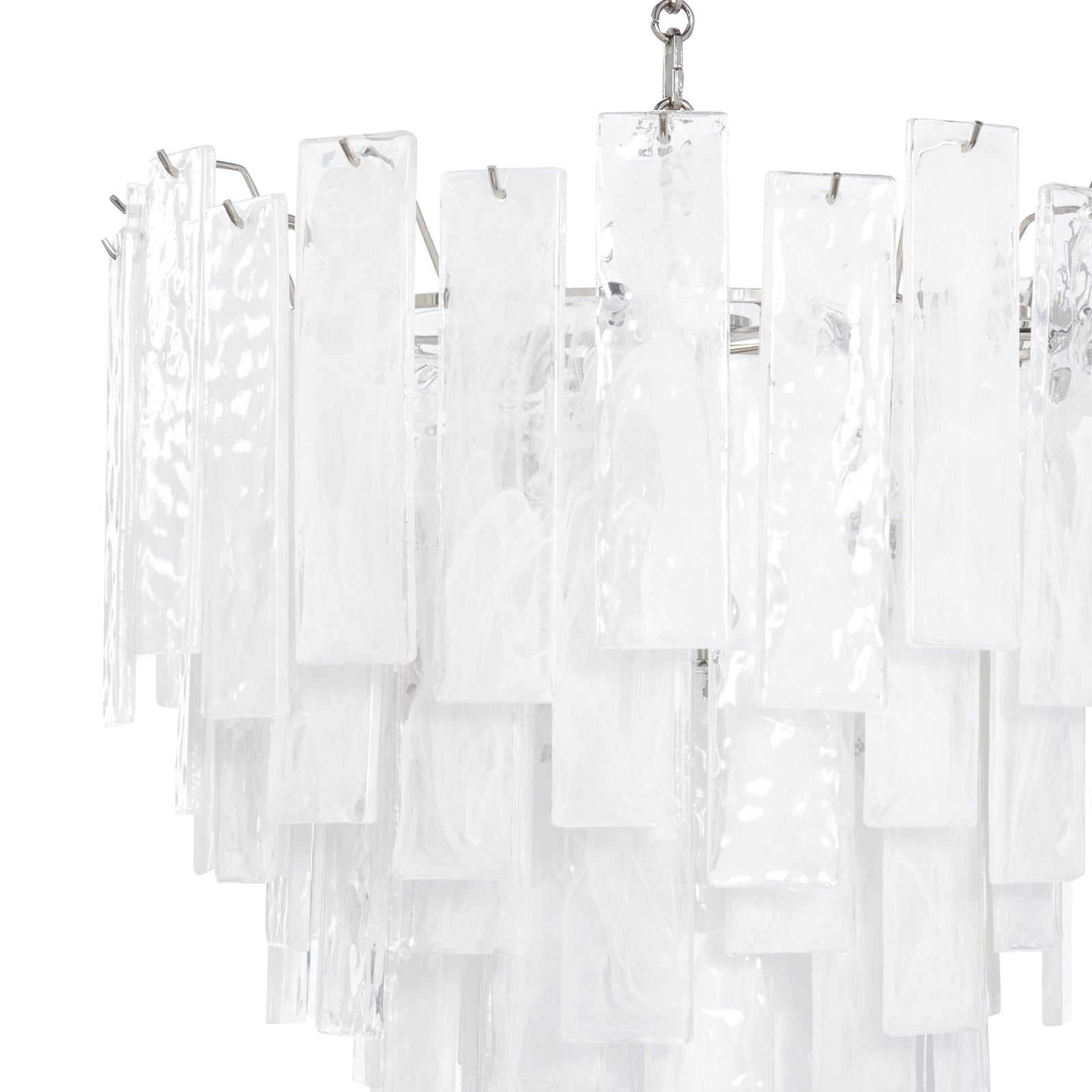 Glacier Chandelier small (Polished Nickel)