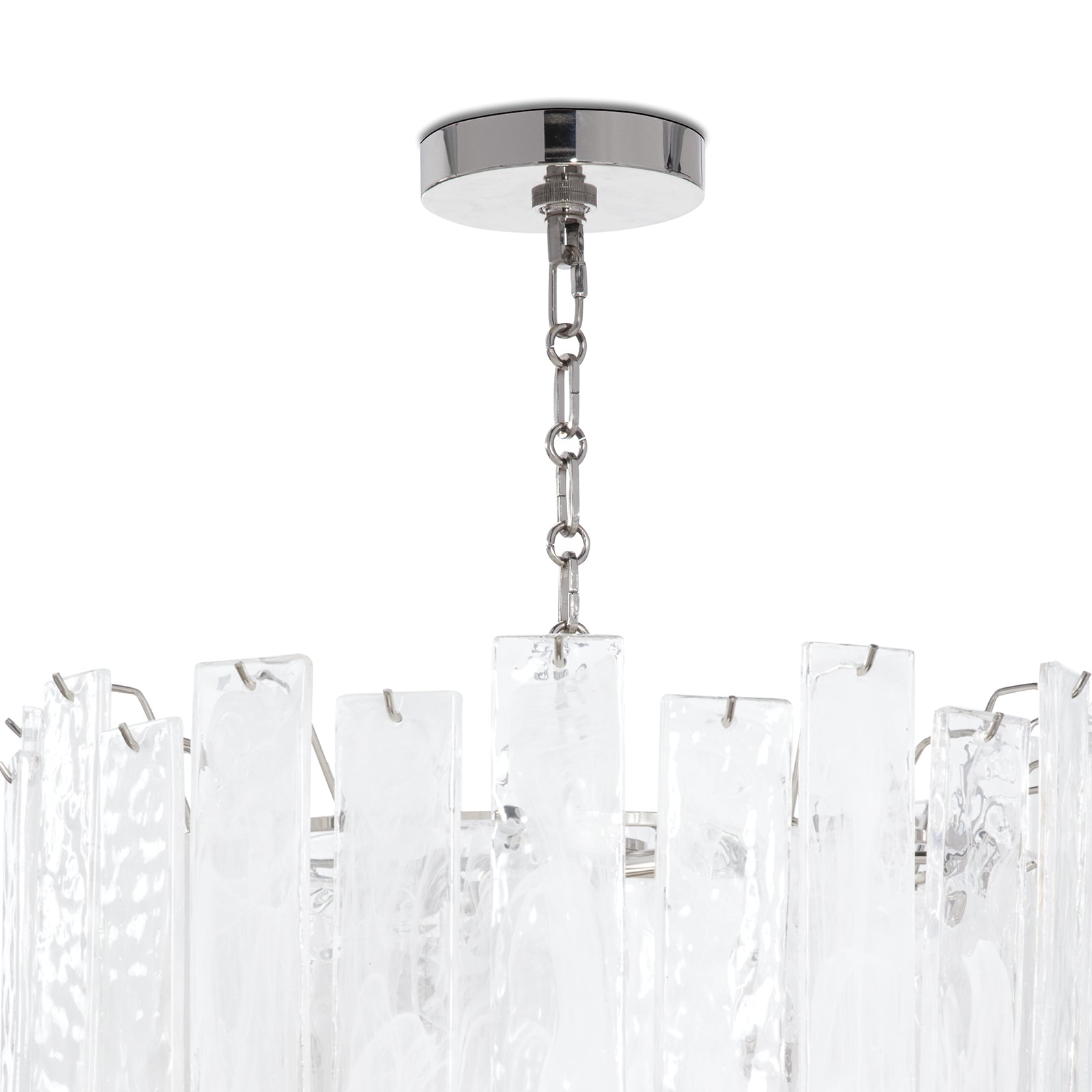 Glacier Chandelier small (Polished Nickel)