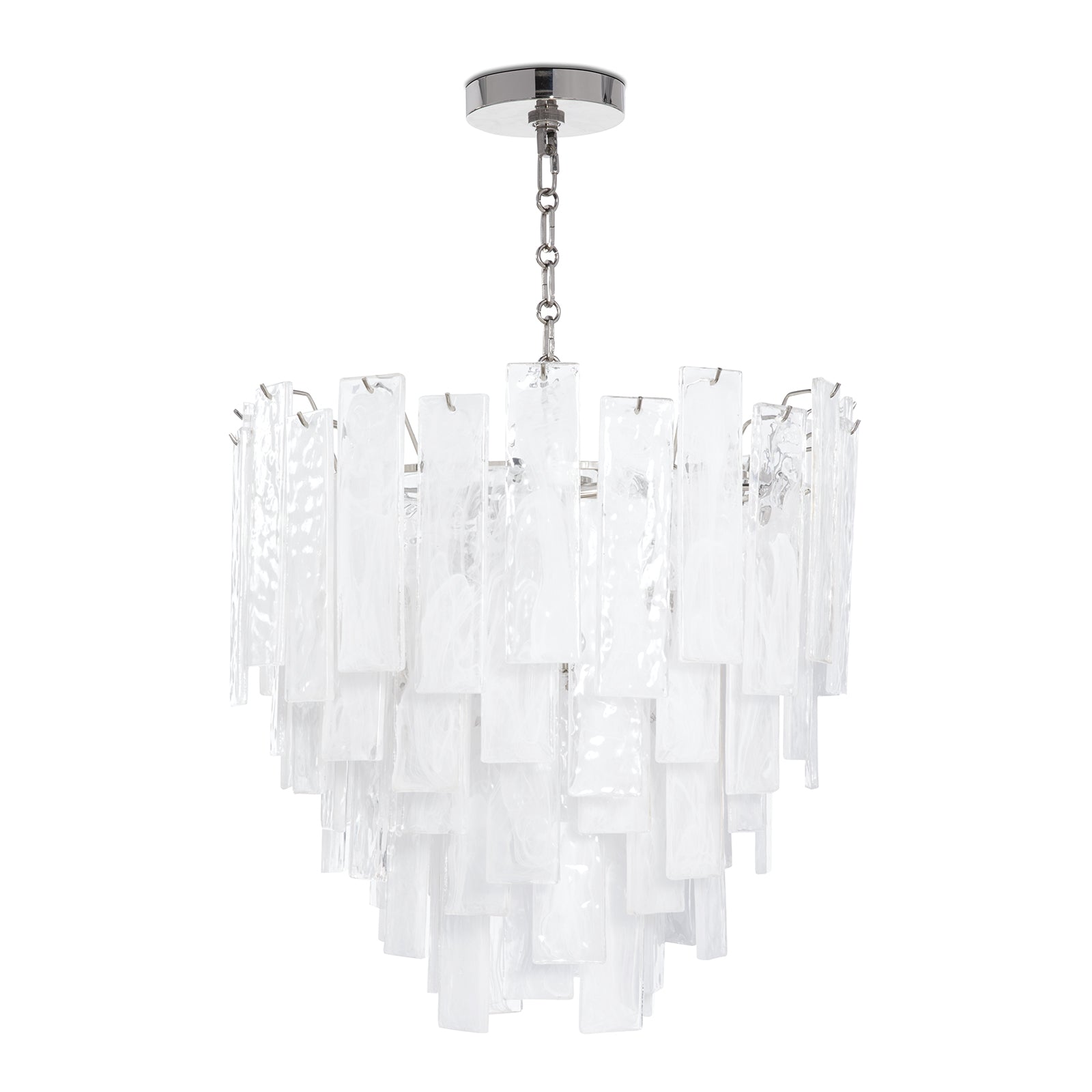 Glacier Chandelier small (Polished Nickel)