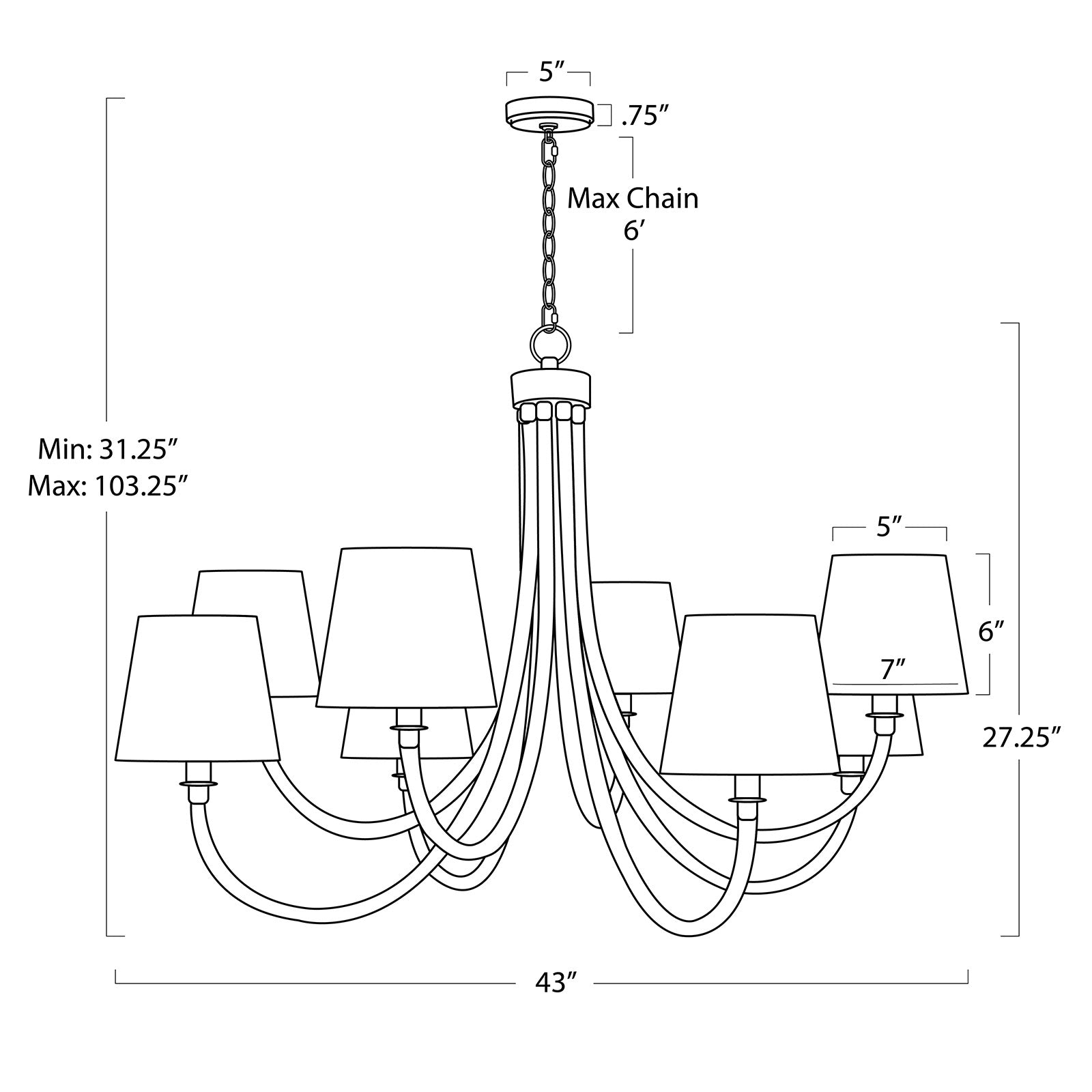 Treble Chandelier