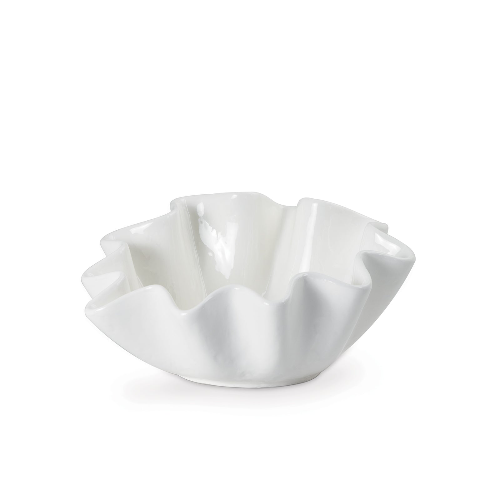 Ruffle Ceramic Bowl Medium