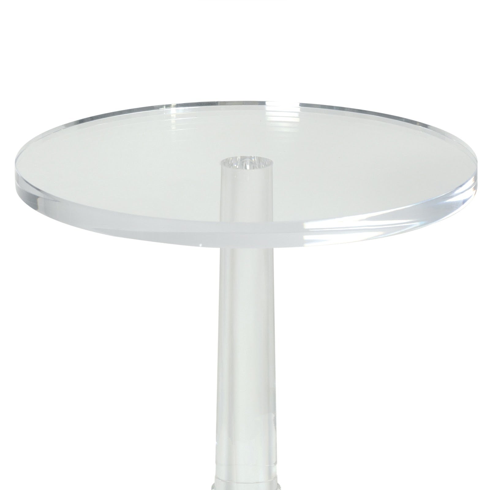 crystal table, glass side table