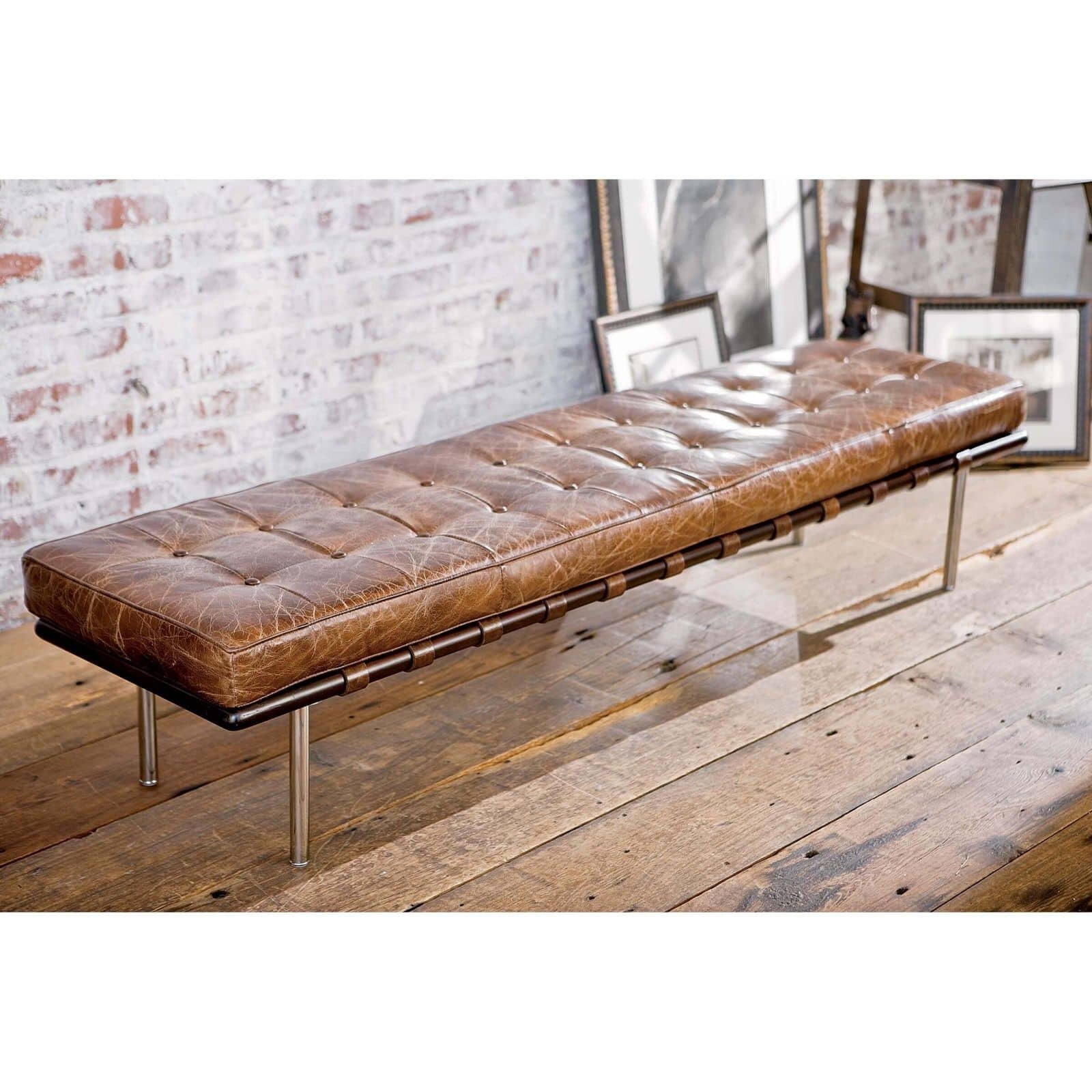 Tufted Gallery Bench