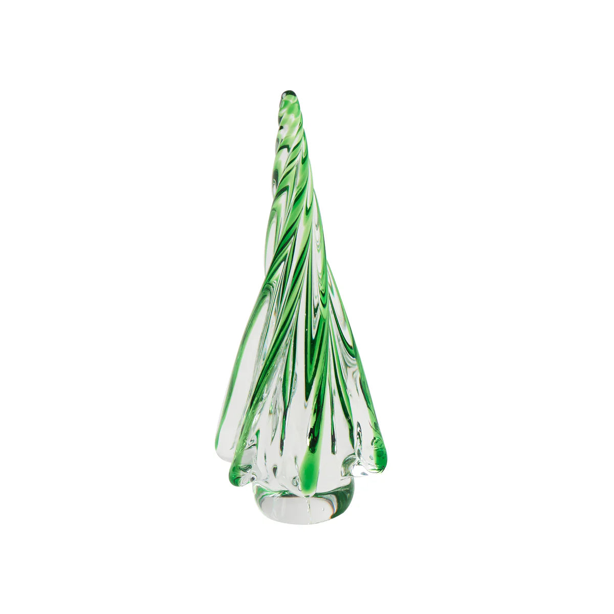 Holiday Glass Tree, Green/Clear