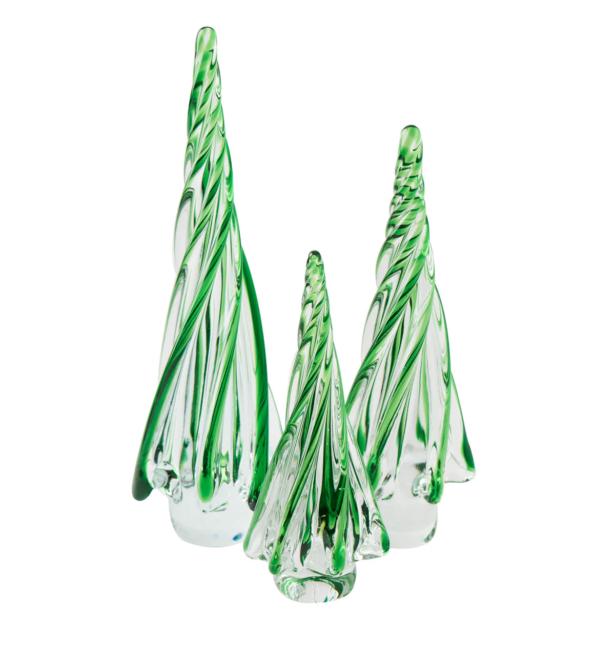 Holiday Glass Tree, Green/Clear