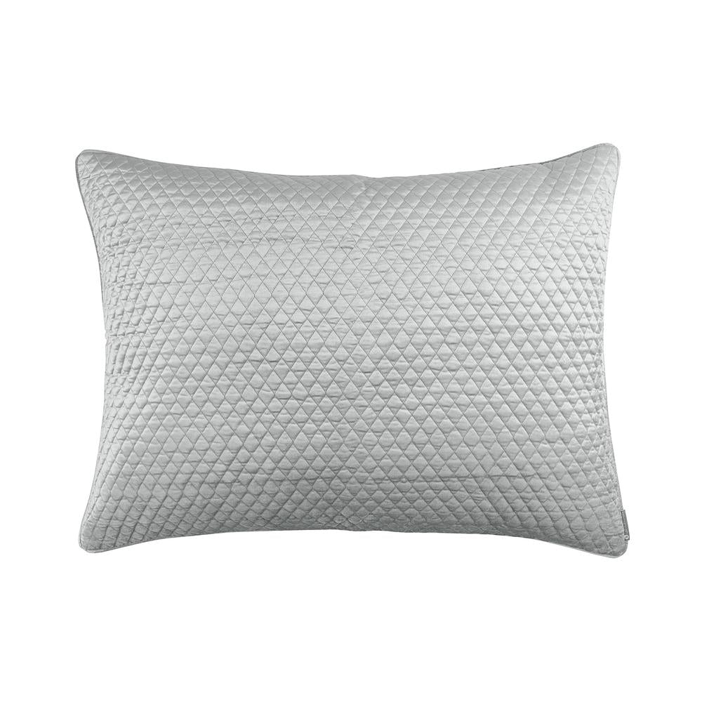 Valentina Quilted Luxe Euro Pillow Aquamarine