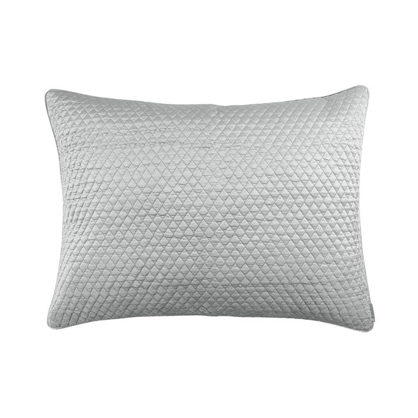 Valentina Quilted Luxe Euro Pillow Aquamarine