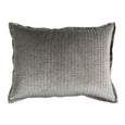 Aria Quilted Luxe Euro Pillow Velvet