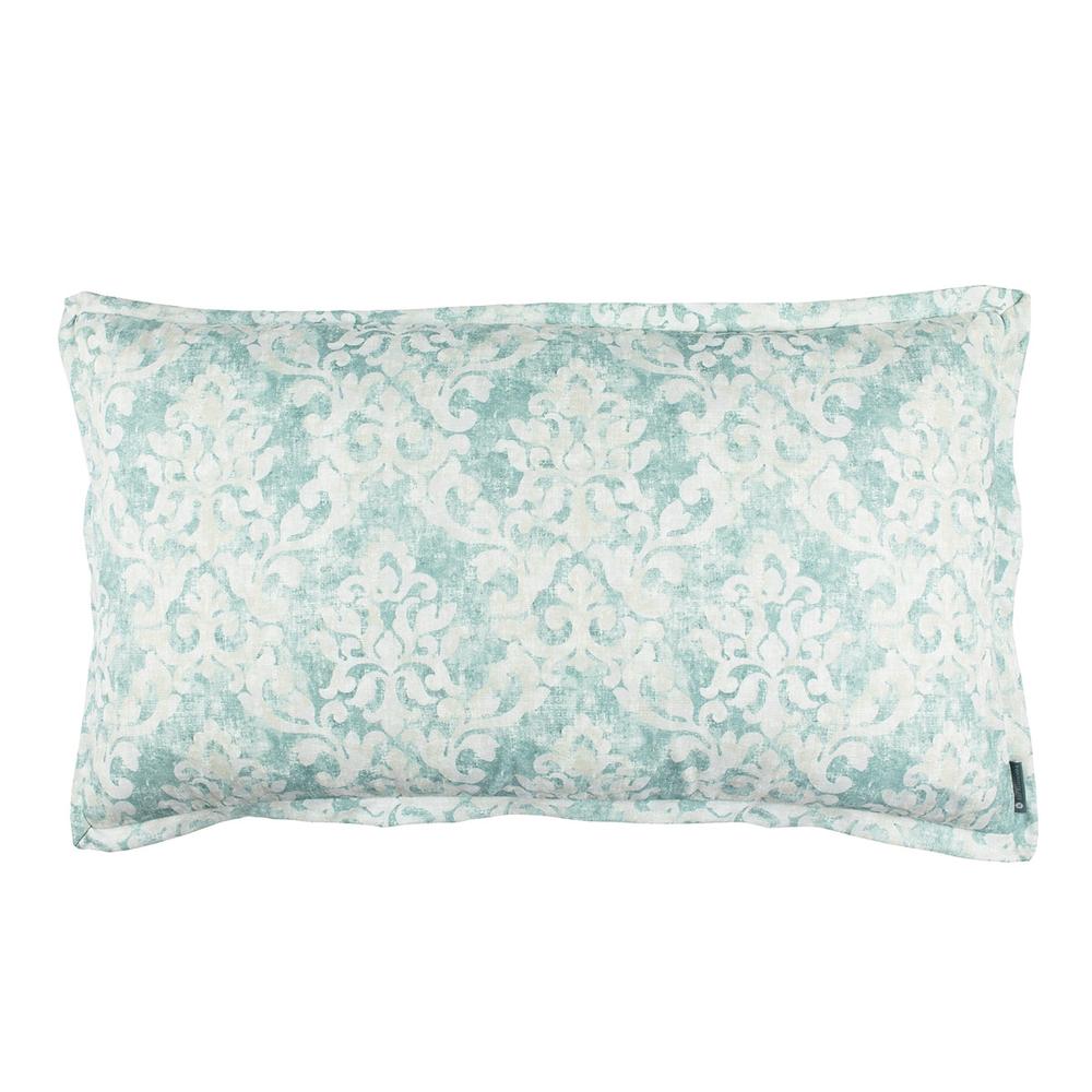 Milan King Pillow Spa Faded Damask Venetian Linen