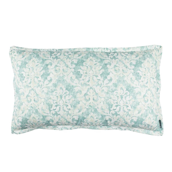 Milan King Pillow Spa Faded Damask Venetian Linen