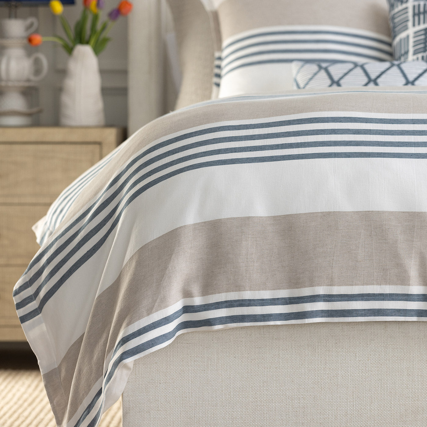 coastal bedding, Newport duvet