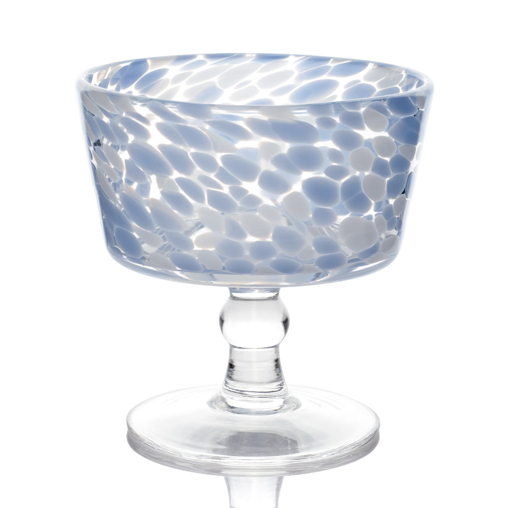 Torcello Spotted Rosa Dessert Coupe, Blue/White