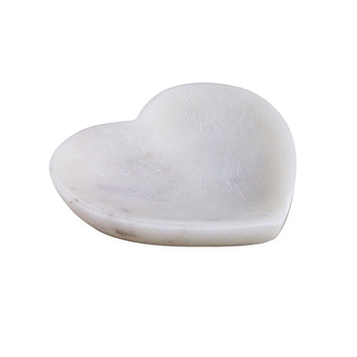 White Marble Heart Shaped Bowl3