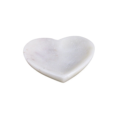 White Marble Heart Shaped Bowl4