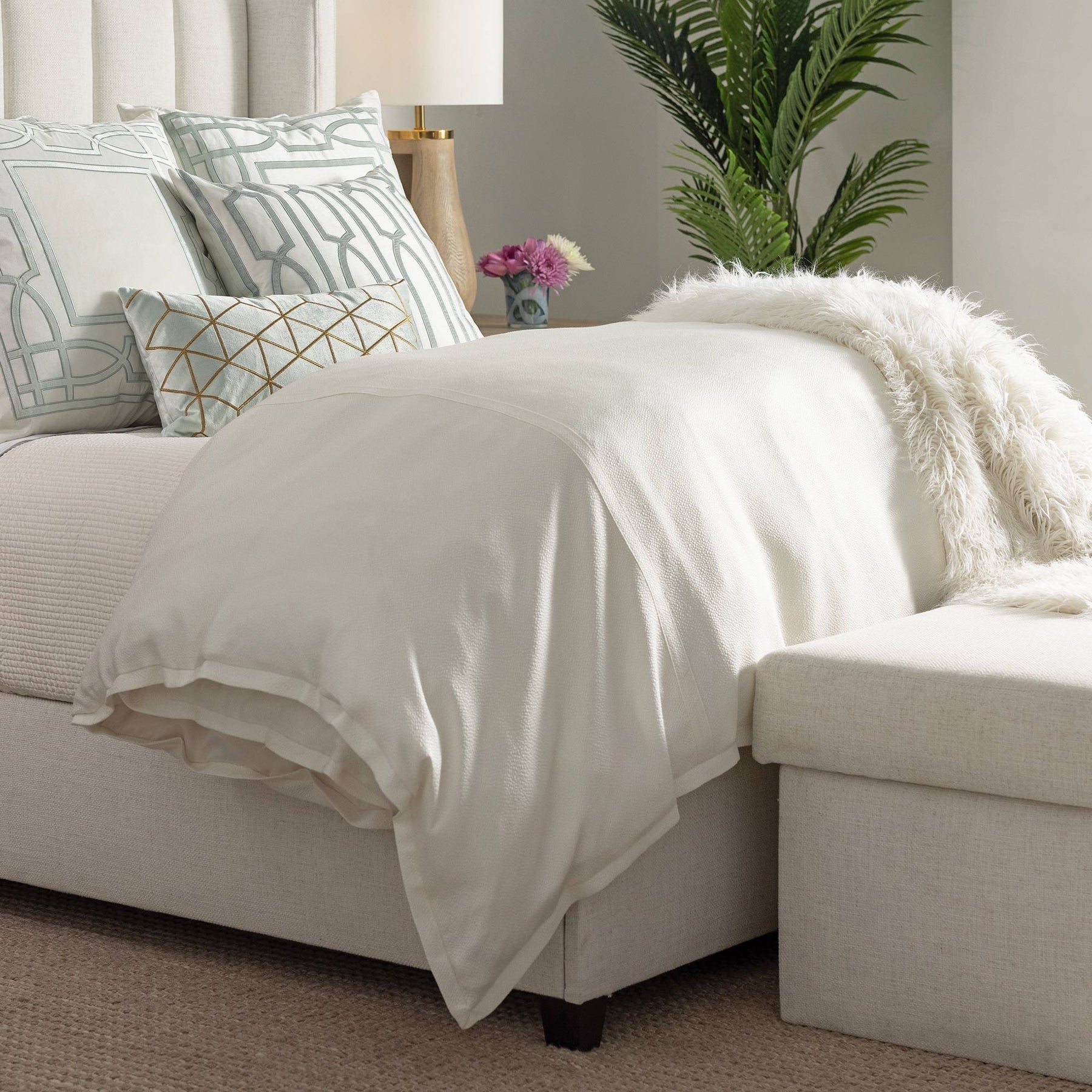 Gia Duvet Cover Cotton & Silk