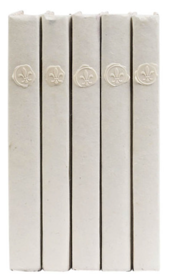 Decorative Book - White/Cream